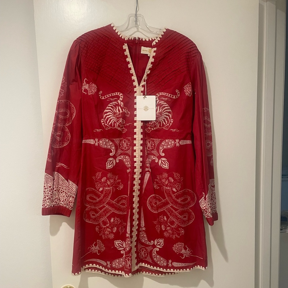 Anna Cate Jenny Dress in Scarlet Tiger NWT